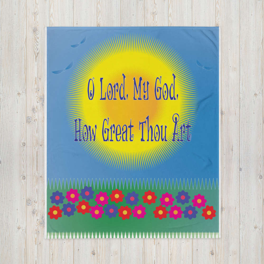 How Great Thou Art Throw Blanket