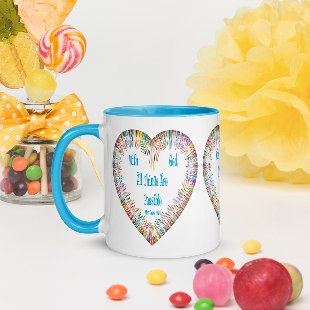 With God All Is Possible Premium Mug